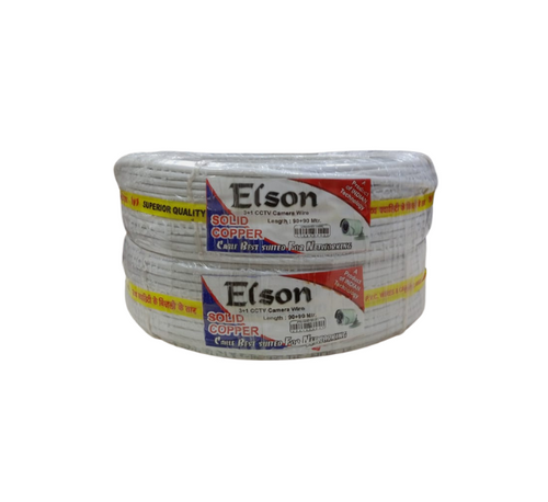 91M CCTV Cable Wire – High-Quality CCA Coaxial TV Cable for Surveillance Systems | Durable & Long-Range