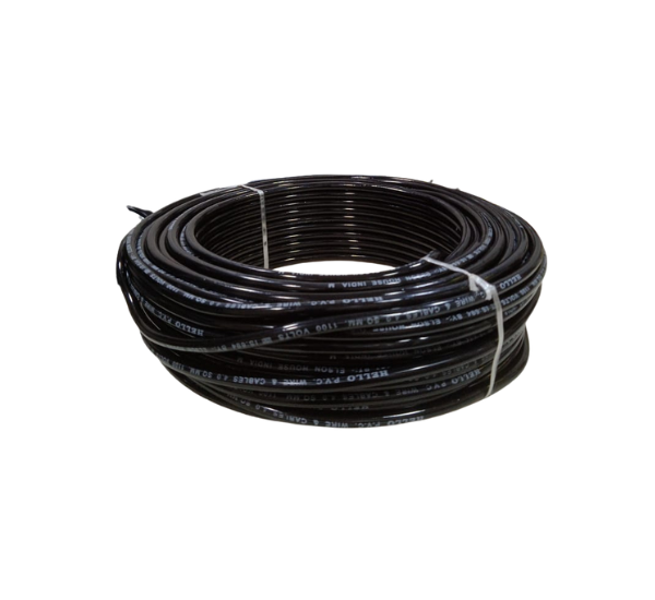 HELLO 10mm Aluminium Two Core Wire | 75 Meter Service Cable | Heavy-Duty Electrical Wire for Domestic & Industrial Use