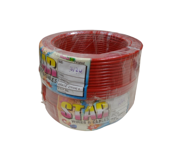 STAR Aluminium Single Core Wire – High-Quality Alloy Wire | Sizes: 3/20, 7/19, 7/20, 7/18, 7/16 | 65m & 91m Lengths