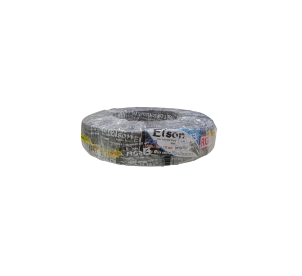 ELSON RG8/ RG6 TV Cable Wire | CCA Material | 45M / 91M / 182M | High-Quality Coaxial Cable for TV & Satellite