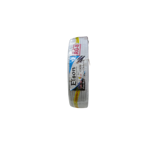 ELSON RG8/ RG6 TV Cable Wire | CCA Material | 45M / 91M / 182M | High-Quality Coaxial Cable for TV & Satellite