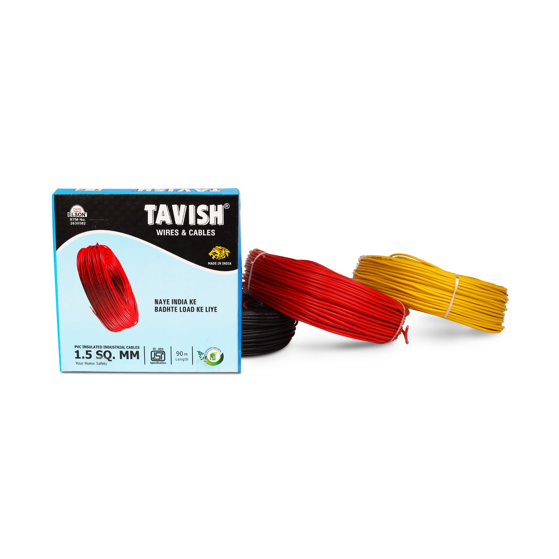 Multistrand Copper Fitting Wire – 100% Pure Copper, Fire Retardant, Multiple Sizes & Colors – 91m | Tavish Wire