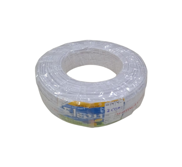 Elson 2 Core Copper Flat Wire – 91 Meter | Size 0.75mm to 2.5mm | High Conductivity Electrical Cable