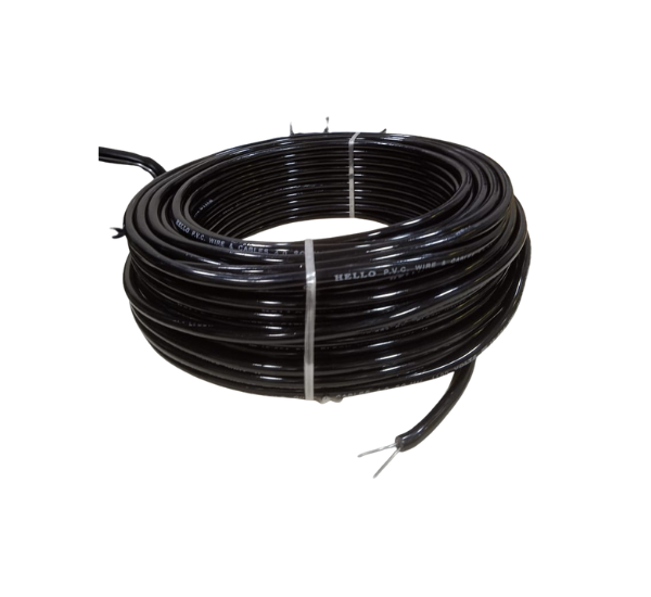 HELLO 10mm Aluminium Two Core Wire | 75 Meter Service Cable | Heavy-Duty Electrical Wire for Domestic & Industrial Use