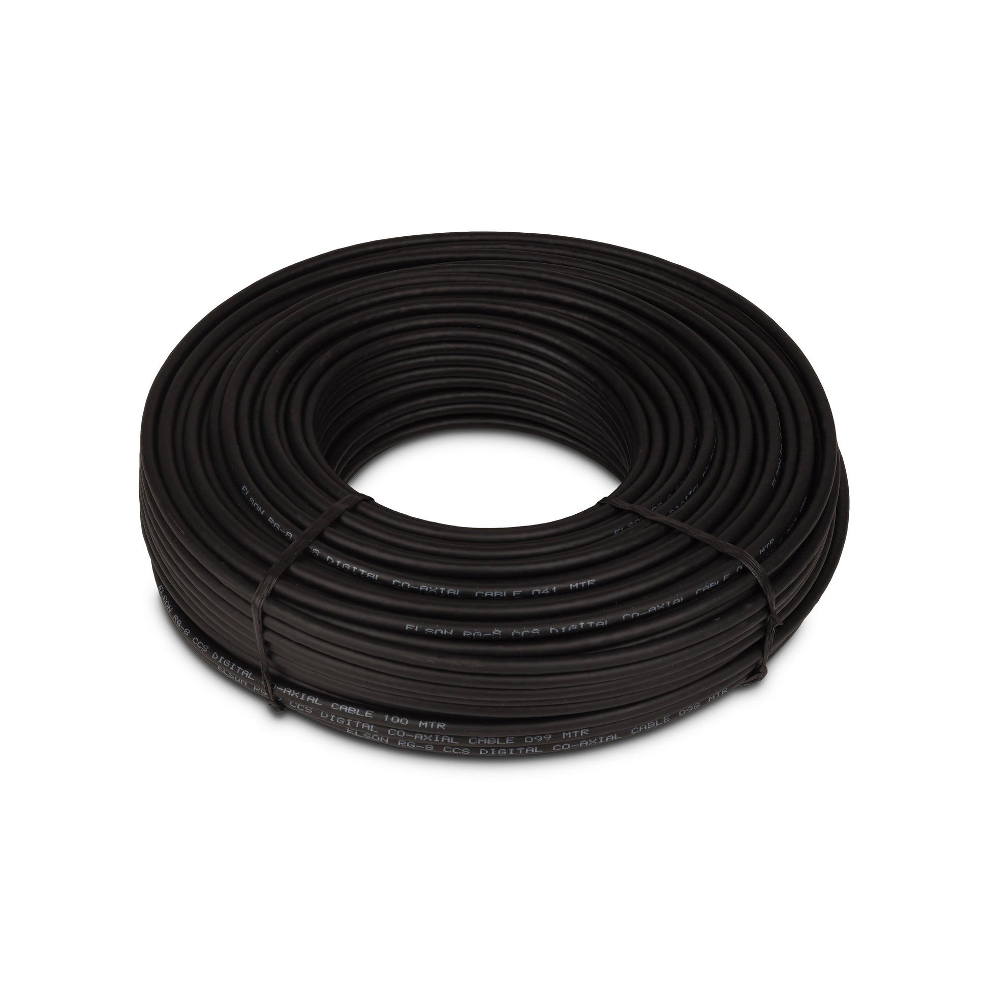 ELSON RG8/ RG6 TV Cable Wire | CCA Material | 45M / 91M / 182M | High-Quality Coaxial Cable for TV & Satellite