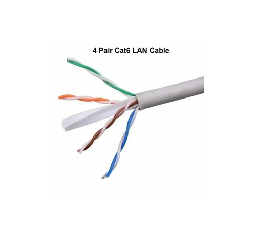 Cat 6 Elson Vishwa 100M Internet LAN Cable – High-Speed Copper Ethernet Network Wire for Seamless Connectivity