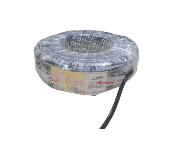 Vishwa Round Copper Wire 2 CORE (0.75mm–4mm) – 91 Meter Roll | Flexible Electrical Cable for Domestic & Industrial Use