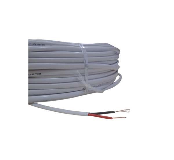 Elson 2 Core Copper Flat Wire – 91 Meter | Size 0.75mm to 2.5mm | High Conductivity Electrical Cable
